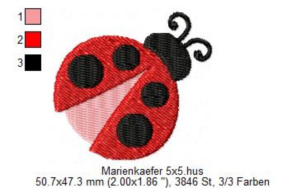 Preview: Marienkäfer 5x5