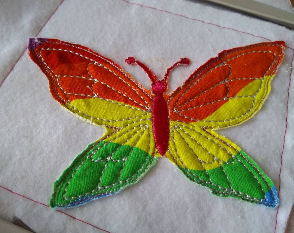 Preview: Doodle Butterfly 5'x7'