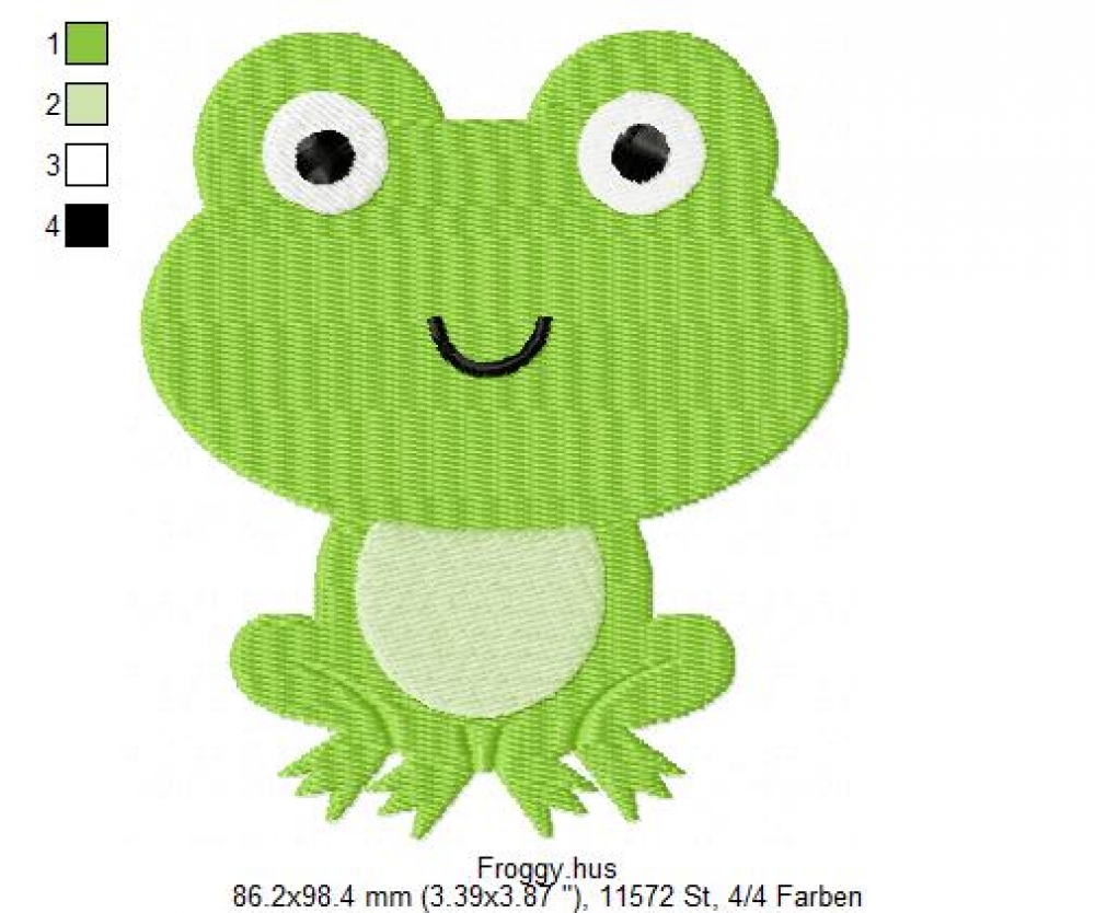 Preview: Froggy 4'x4'