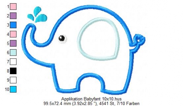 Applikation Babyfant