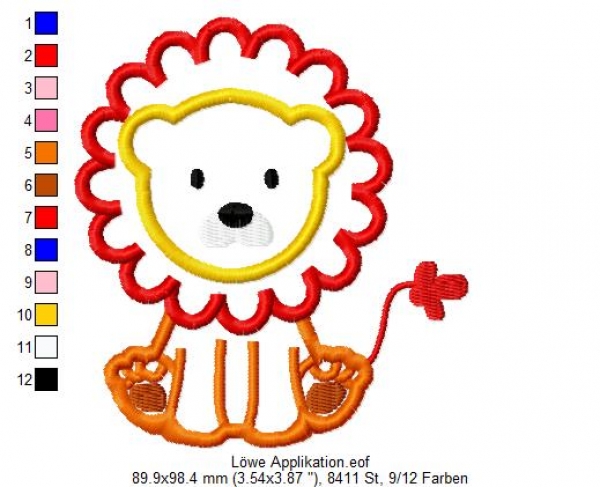 Applikation Löwe